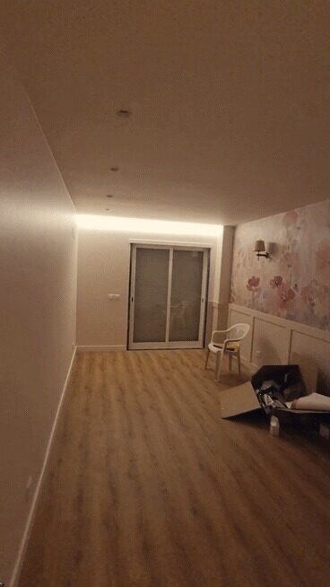 Remodelação com iluminação LED